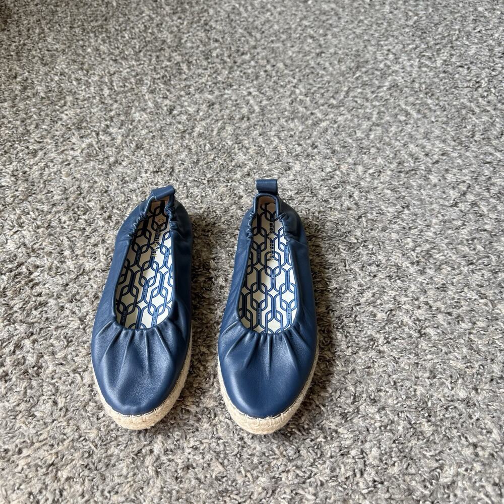 COLE HAAN Cloudfeel Seaboard Ballet Flats Women’s Size 6.5 B Blue Leather